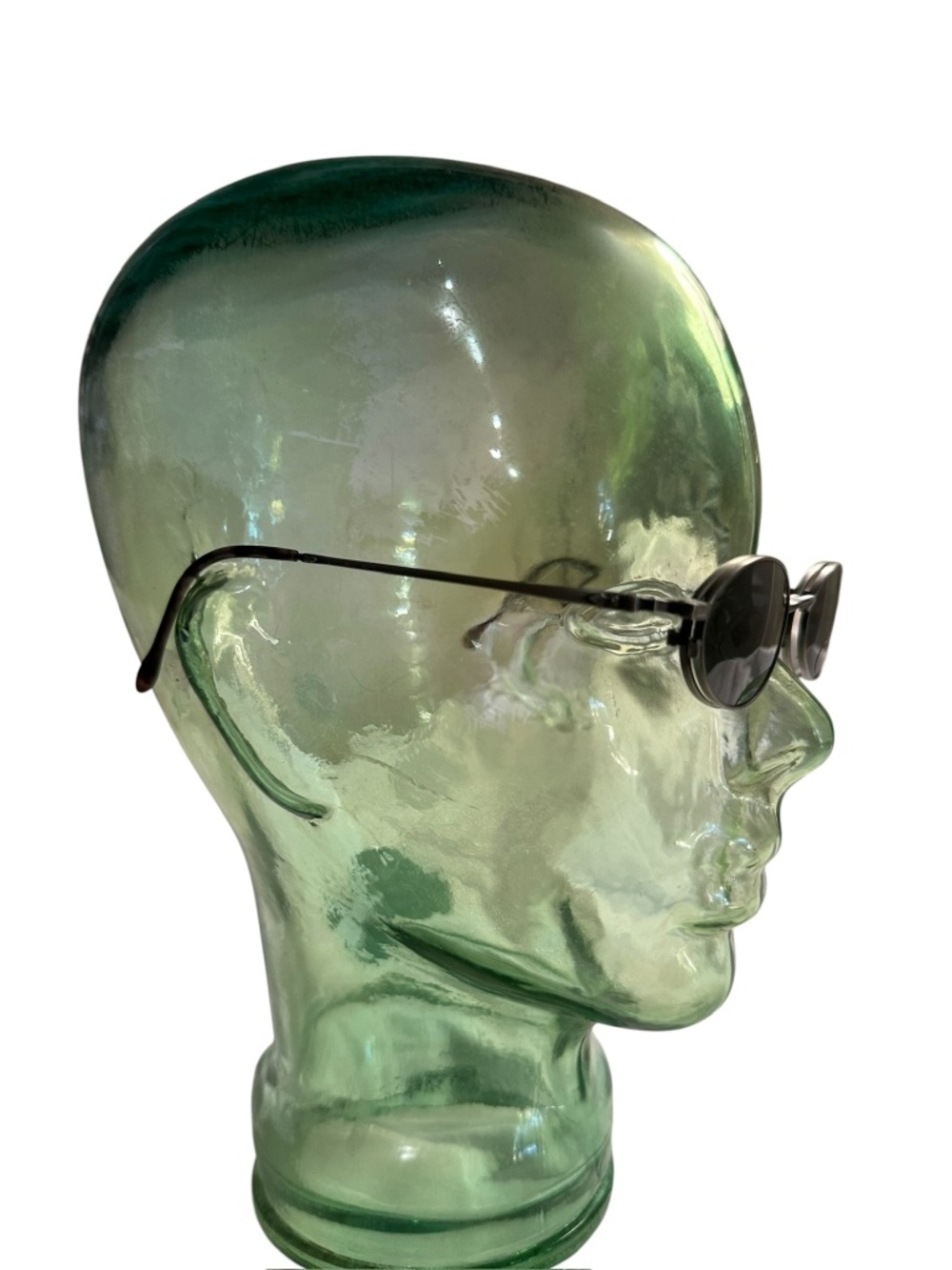 Rare Vintage ARTIFACTS 703 Clip-on Polarized Eyeglasses Oval Black 46 20